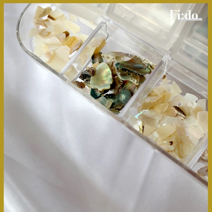 現貨供應｜美甲素材 天然貝殼片  美甲飾品光澤厚貝殼 綜合貝殼碎片組合-細節圖2