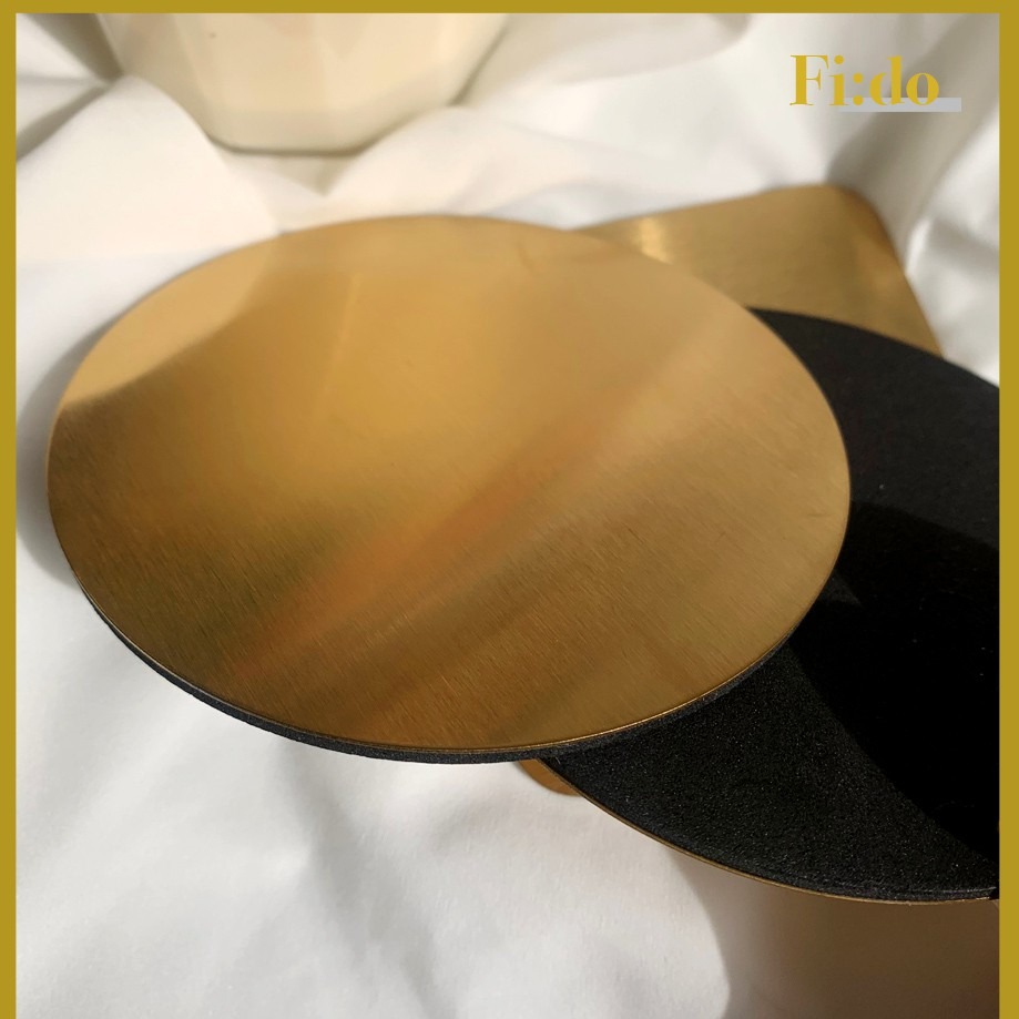 現貨供應｜美甲金屬調色盤 展示版 作品拍攝道具 擺設裝飾品 金屬幾何調色盤 展示板 調色板-細節圖2