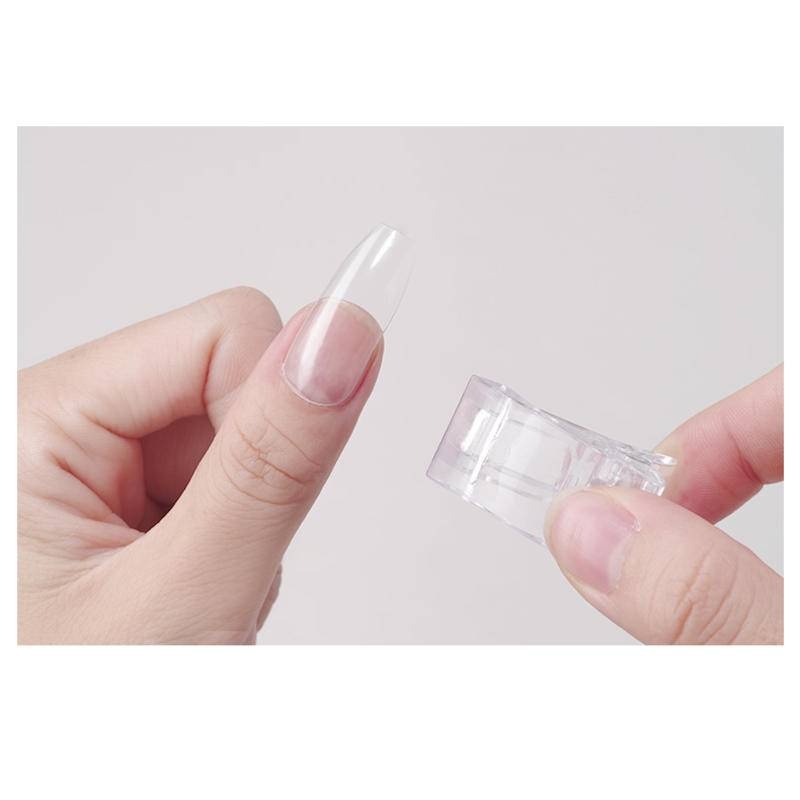 現貨｜美甲工具 水晶固定夾 延甲輔助定型夾 甲片延長夾 延甲夾 甲片延甲夾 延甲工具 透明夾 全甲延甲 水晶夾-細節圖4