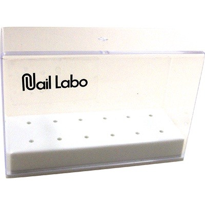 現貨供應｜日本 Nail Labo 直立式磨頭盒 12孔磨頭收納盒 磨甲機磨頭收納 磨頭架 魔頭收納盒 美甲磨頭-細節圖3