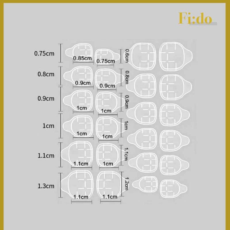 現貨｜美甲 果凍雙面膠 升級超黏粉膠 超薄0.3mm 穿戴甲 超黏 果凍膠 練習甲片膠 背膠貼 甲片雙面膠 甲片果凍貼-細節圖3