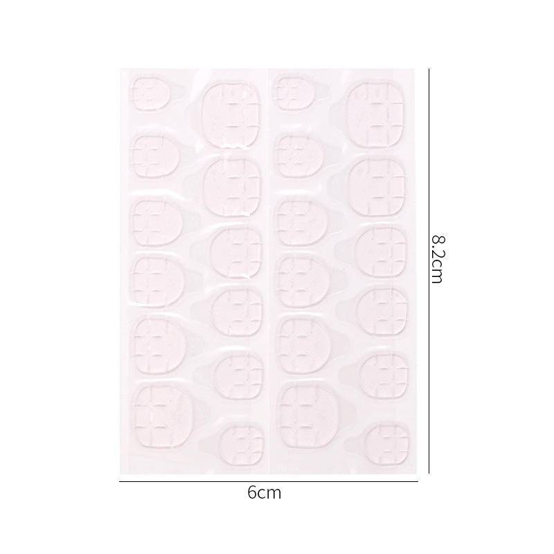 現貨｜美甲 果凍雙面膠 升級超黏粉膠 超薄0.3mm 穿戴甲 超黏 果凍膠 練習甲片膠 背膠貼 甲片雙面膠 甲片果凍貼-細節圖5