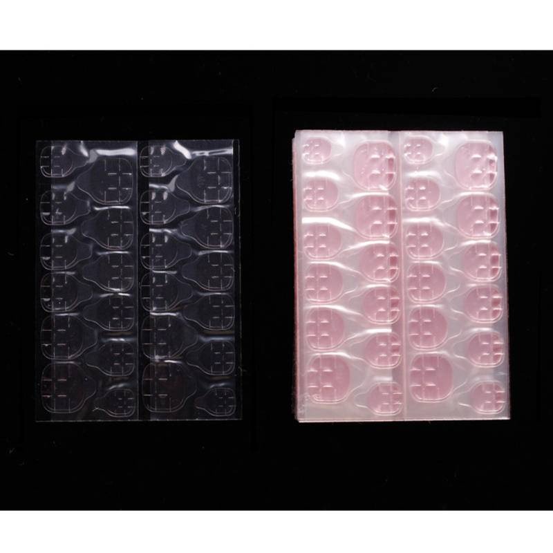 現貨｜美甲 果凍雙面膠 升級超黏粉膠 超薄0.3mm 穿戴甲 超黏 果凍膠 練習甲片膠 背膠貼 甲片雙面膠 甲片果凍貼-細節圖6