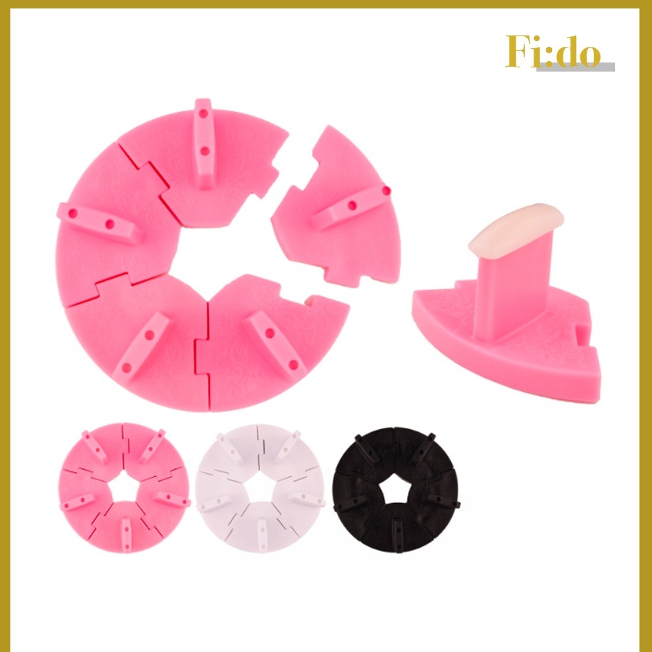 現貨供應｜ 美甲 圓形甲片座 繞圓拼接式 練習甲片座 圓形甲片架 甲片練習架 甲片架 可拆式 蓮花座 展示座-細節圖3