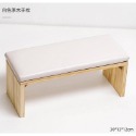 現貨供應｜日式美甲 手枕 原木 簡約手枕 凝膠燈 原木 輕奢手枕 皮質防水 ㄇ字型手枕墊 墊高手足枕-規格圖7