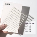現貨｜ 美甲 珍珠貼紙 半圓 平底珍珠 帶背膠 可直接黏貼 立體 舞台妝 裝飾 飾品 素材 小珍珠立體貼紙 珍珠-規格圖7
