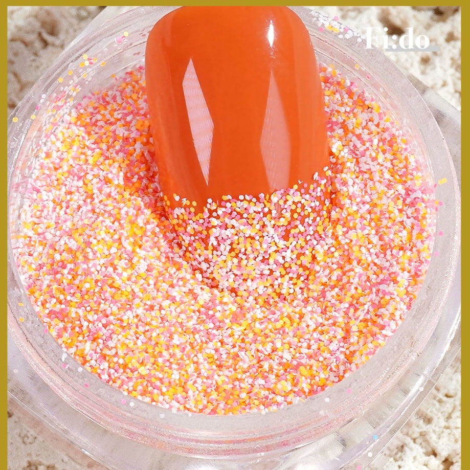 現貨｜秋冬 美甲 彩紅毛尼粉6色組 毛絨粉 復古百搭立體格紋 澎澎粉 毛絨粉 亮粉 美甲 飾品 砂糖粉 混色 毛衣粉-細節圖6