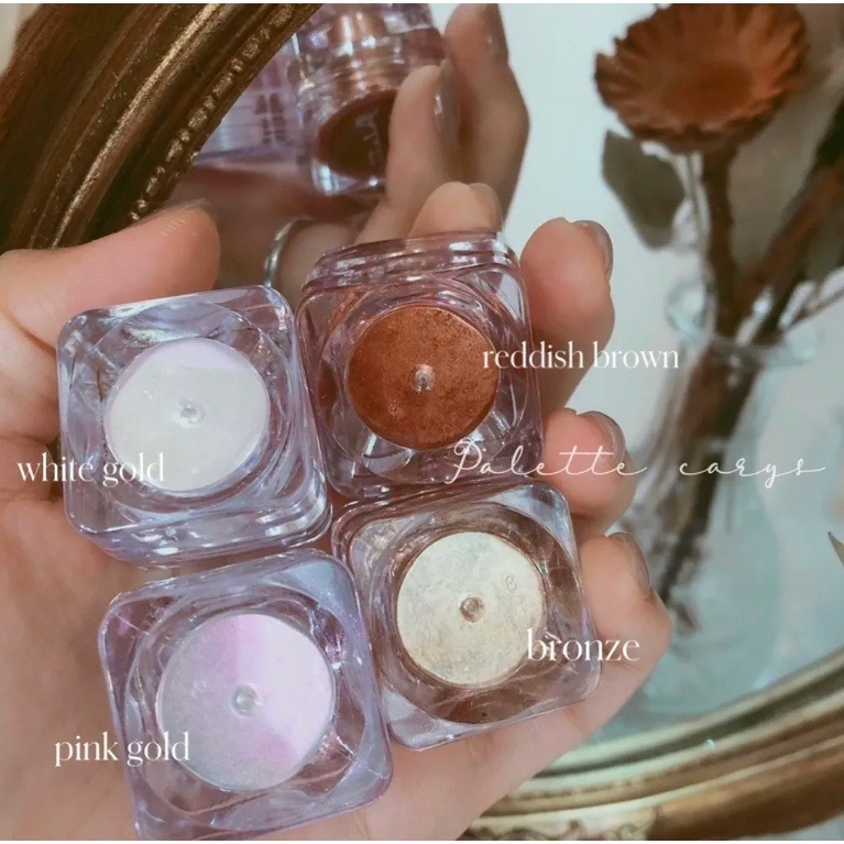 現貨｜Palette Carys 極光粉 aurora powder美甲 鏡面粉 極光白金/極光粉金/復古銅棕/復古紅-細節圖3