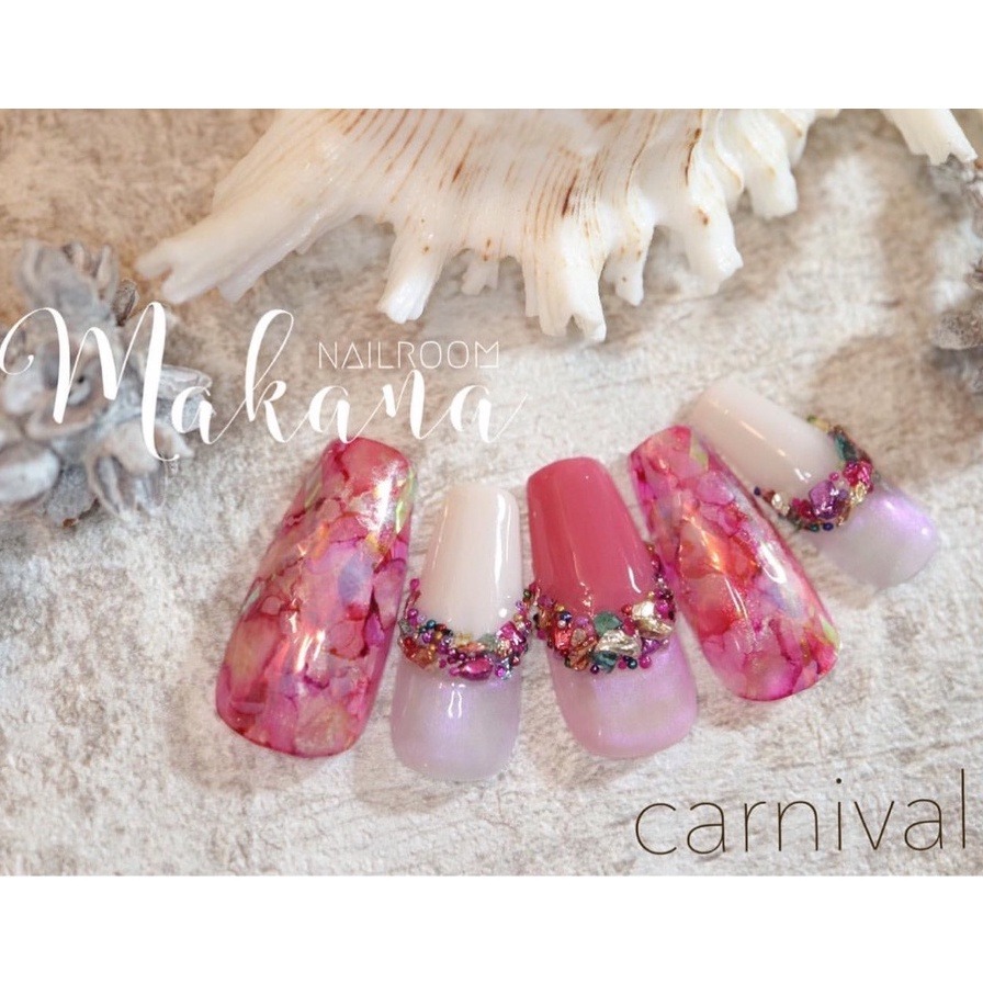 現貨｜美甲 巴洛克寶石 閃亮 碎鑽 小珠珠 珍珠 彩色 金色 小碎石 金屬色 綜合寶石 飾品 素材-細節圖4