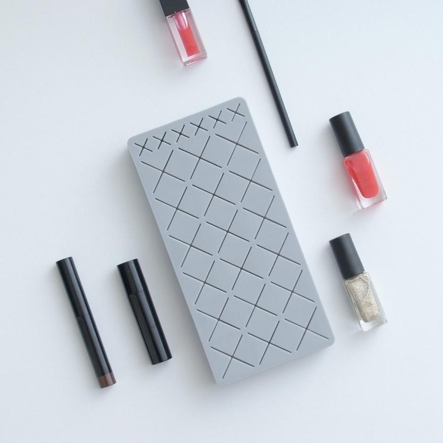 現貨｜ 暈染液收納架 防翻倒！ 凝膠筆架 工具架 暈染液防倒放置盤 化妝品 矽膠收納盤 口紅收納-細節圖2