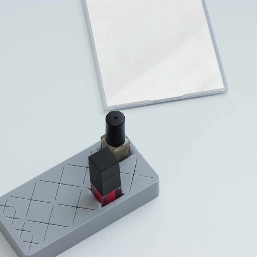 現貨｜ 暈染液收納架 防翻倒！ 凝膠筆架 工具架 暈染液防倒放置盤 化妝品 矽膠收納盤 口紅收納-細節圖6