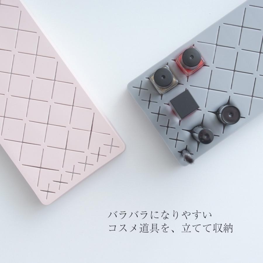 現貨｜ 暈染液收納架 防翻倒！ 凝膠筆架 工具架 暈染液防倒放置盤 化妝品 矽膠收納盤 口紅收納-細節圖8