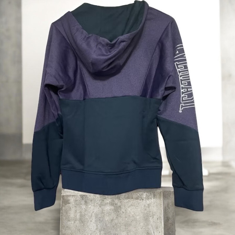 Everlast-女款連帽外套 紫*藍色 拼接 彈性 運動 休閒 戶外 登山-細節圖5