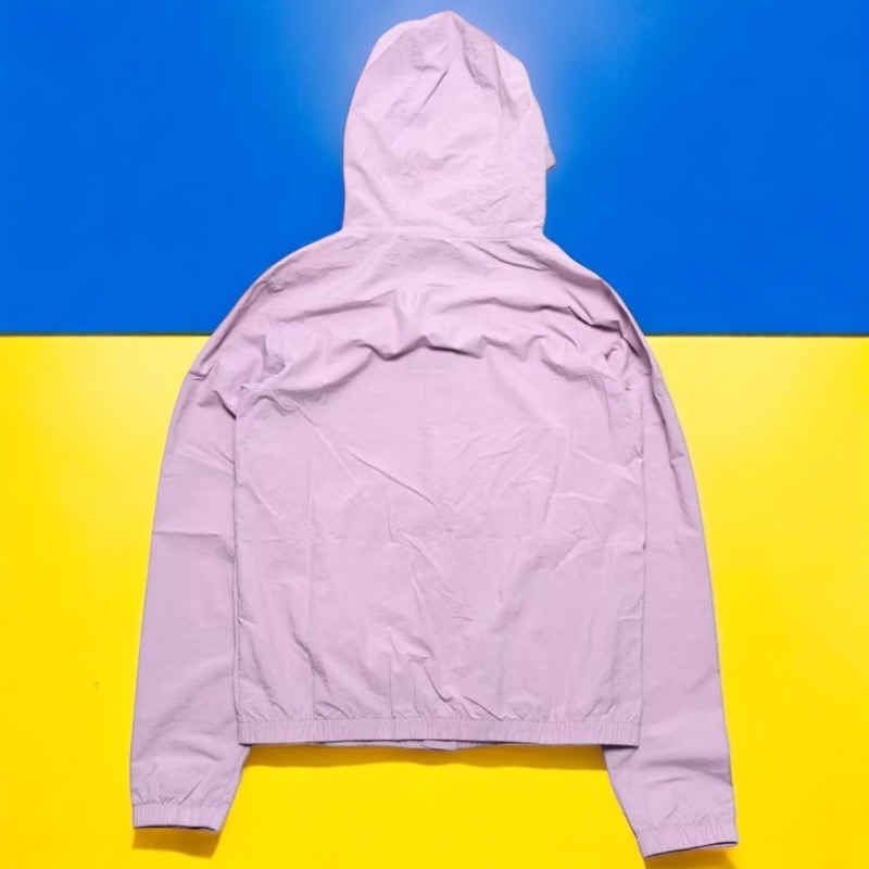 Everlast-女款 連帽風衣外套 淺紫色 抗風  運動 休閒 登山 戶外 居家 日常-細節圖5