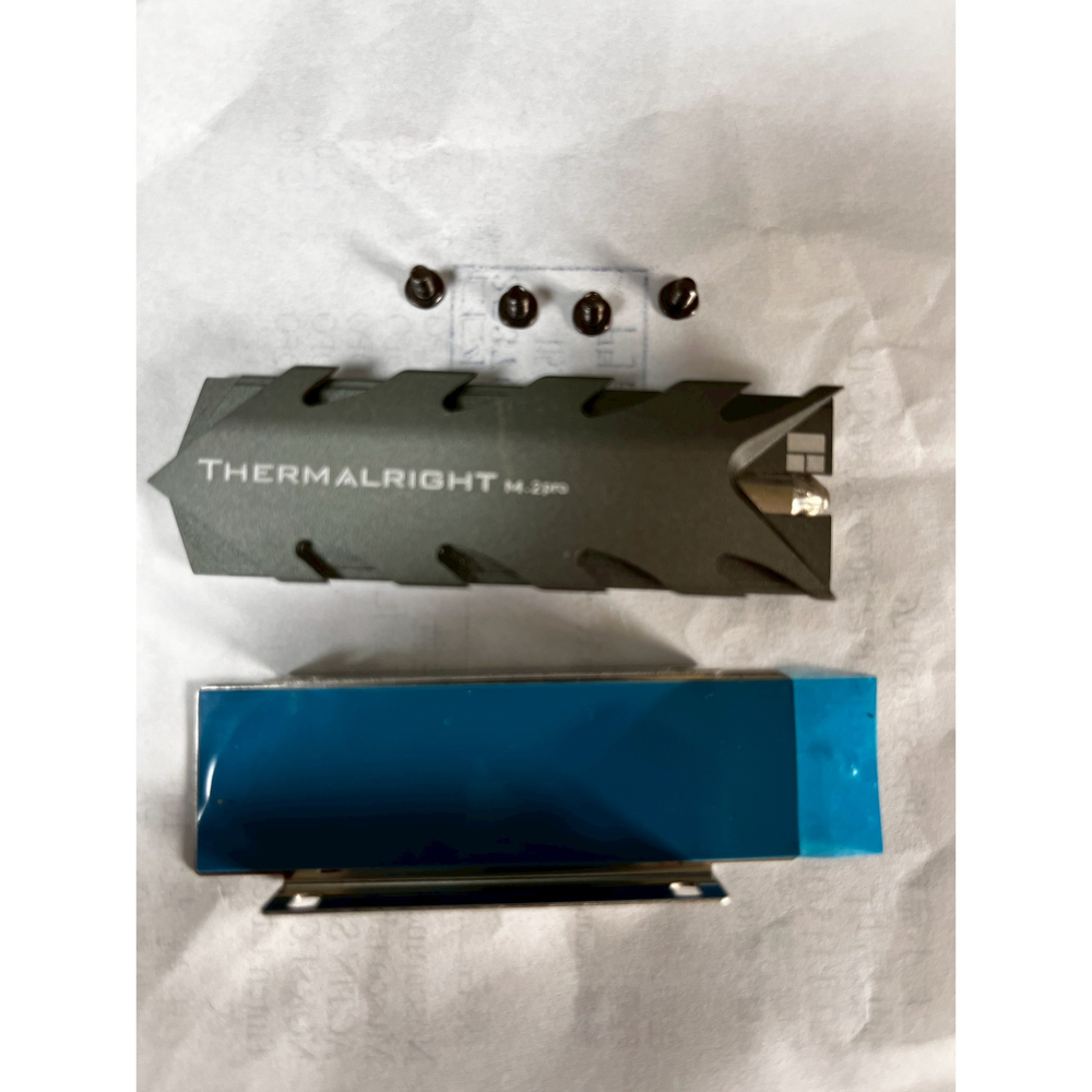 利民 TR M.2-2280 pro SSD散熱器  ASUS TUF GAMING P1 鼠墊-細節圖3