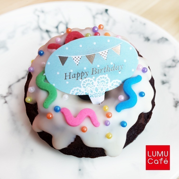 瀘沐咖啡LUMU Café 生日慶祝專屬咕咕霍夫巧克力小蛋糕 辦公室學校慶生最佳選擇 溫馨生日禮物-細節圖2