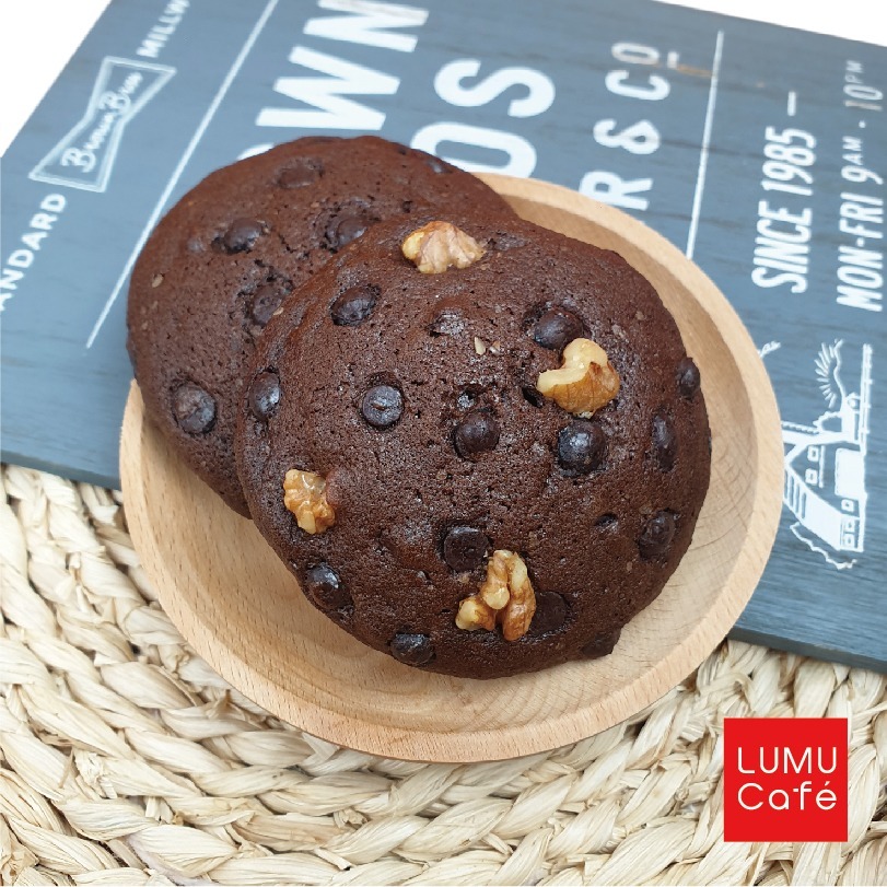 美式巧克力豆餅乾 核桃美式軟餅乾 焙茶莓果 外酥內軟超濃郁 永不退流行的經典餅乾 甜點 零食 瀘沐咖啡LUMU Café-規格圖6