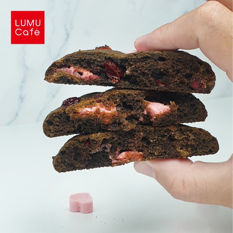 美式巧克力豆餅乾 核桃美式軟餅乾 焙茶莓果 外酥內軟超濃郁 永不退流行的經典餅乾 甜點 零食 瀘沐咖啡LUMU Café-規格圖6