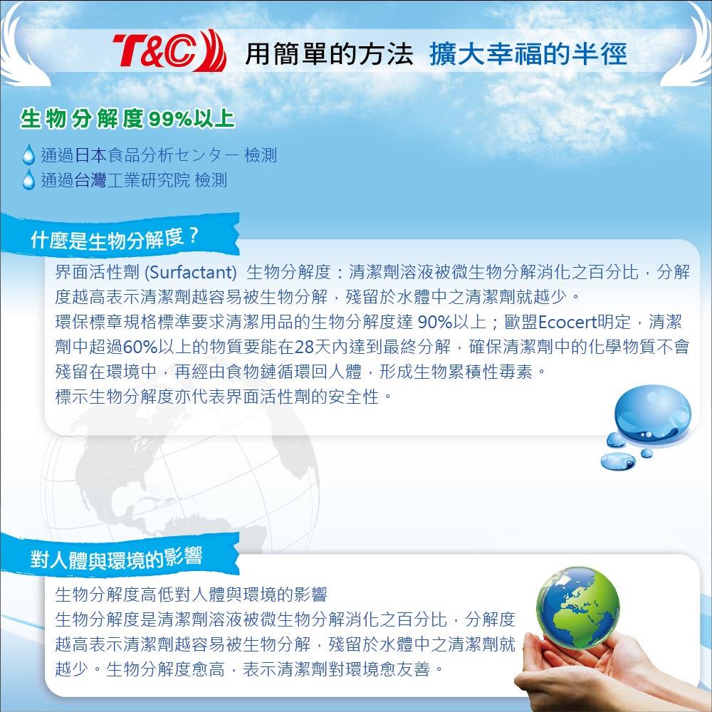 【T&C】海洋元素系列 純天然高濃縮洗衣粉1500克 2入組 洗衣粉 純天然-細節圖5