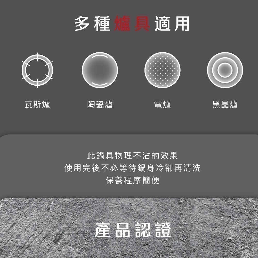 【美國鵝媽媽 Mother Goose】晶鑽輕量航太合金無塗層物理性不沾節能深炒鍋36cm-雙耳炒鍋-細節圖11