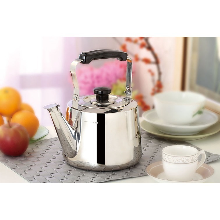 【美國MotherGoose 鵝媽媽】歐風304不鏽鋼笛音茶壺2.6L-細節圖2