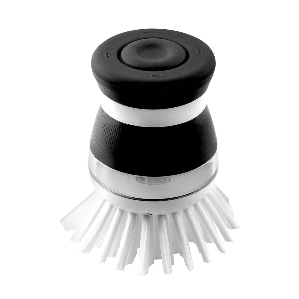 【Mother Goose 鵝媽媽】MG黑柄手持清潔刷(可倒入清潔劑)-細節圖2