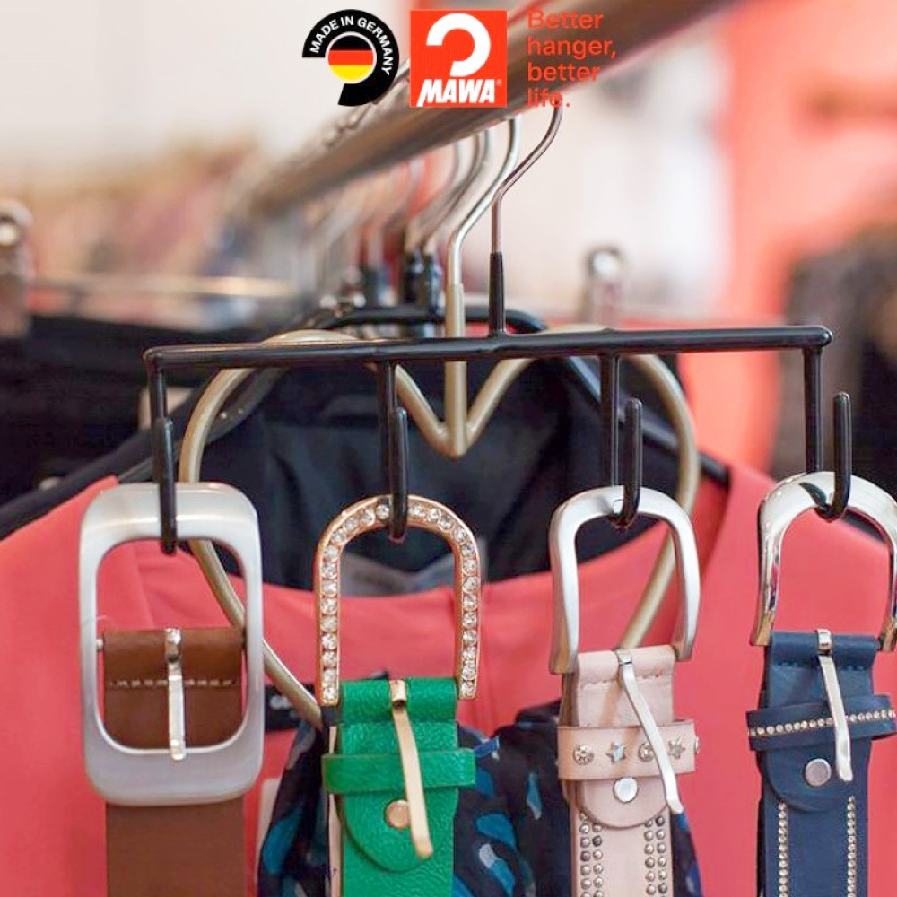 【德國MAWA】時尚經典配件架20.5cm (白色/1入) 皮帶架 多功能掛鉤 帽子架 多功能收納 掛皮帶 帽子收納-細節圖5