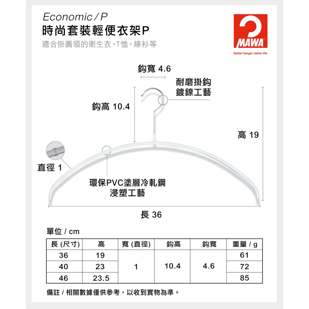 【德國MAWA】無痕止滑衣架40cm(焦糖金/20入) 止滑衣架 防滑衣架 無痕防滑衣架 晾衣架 德國原裝進口-細節圖8