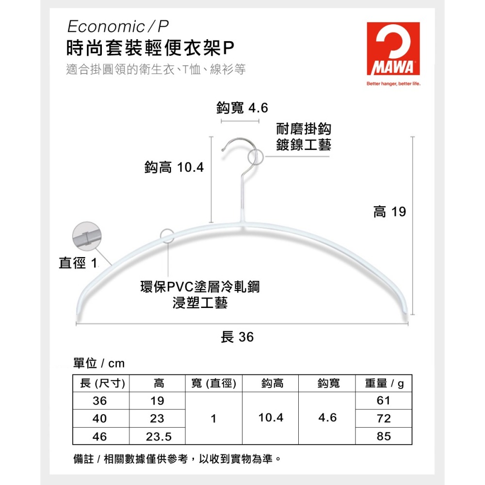 【德國MAWA】無痕止滑衣架40cm(焦糖金/20入) 止滑衣架 防滑衣架 無痕防滑衣架 晾衣架 德國原裝進口-細節圖8
