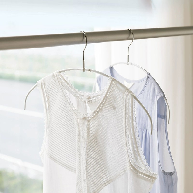 【德國MAWA】時尚收納無痕衣架40cm(白色/4入) 防滑衣架 止滑衣架 毛衣衣架 伸縮衣架 曬衣架 衣架-細節圖4