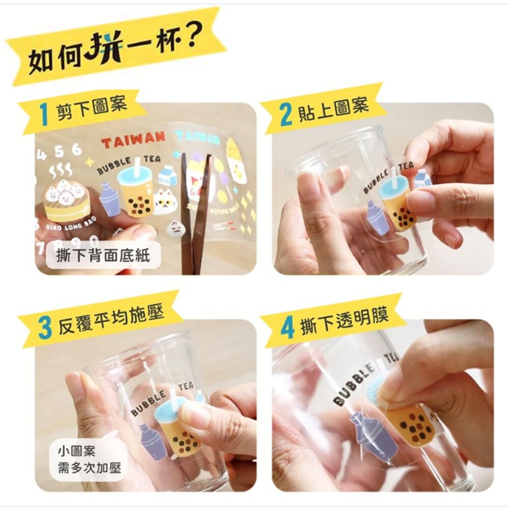 自由拼貼啤酒杯 附DIY水晶貼紙 玻璃杯 收藏杯 好日拼一杯 猴子設計 TR台灣鐵道-細節圖6