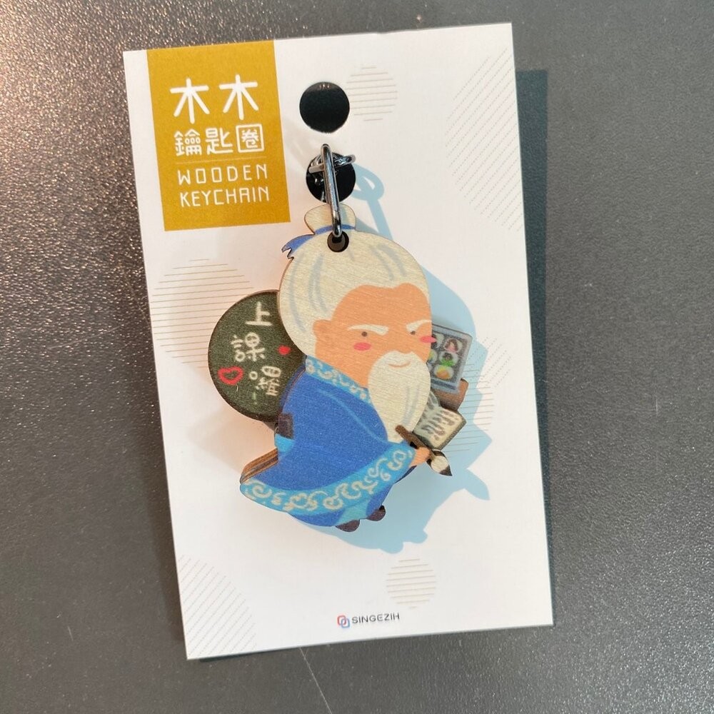木木鑰匙圈 動物系列  海風號 山嵐號 小禮物 木質吊飾 木頭鑰匙圈 立體動物造型 新格子 TR台灣鐵道-規格圖4