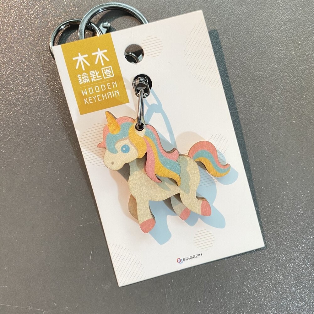 木木鑰匙圈 動物系列  海風號 山嵐號 小禮物 木質吊飾 木頭鑰匙圈 立體動物造型 新格子 TR台灣鐵道-規格圖4