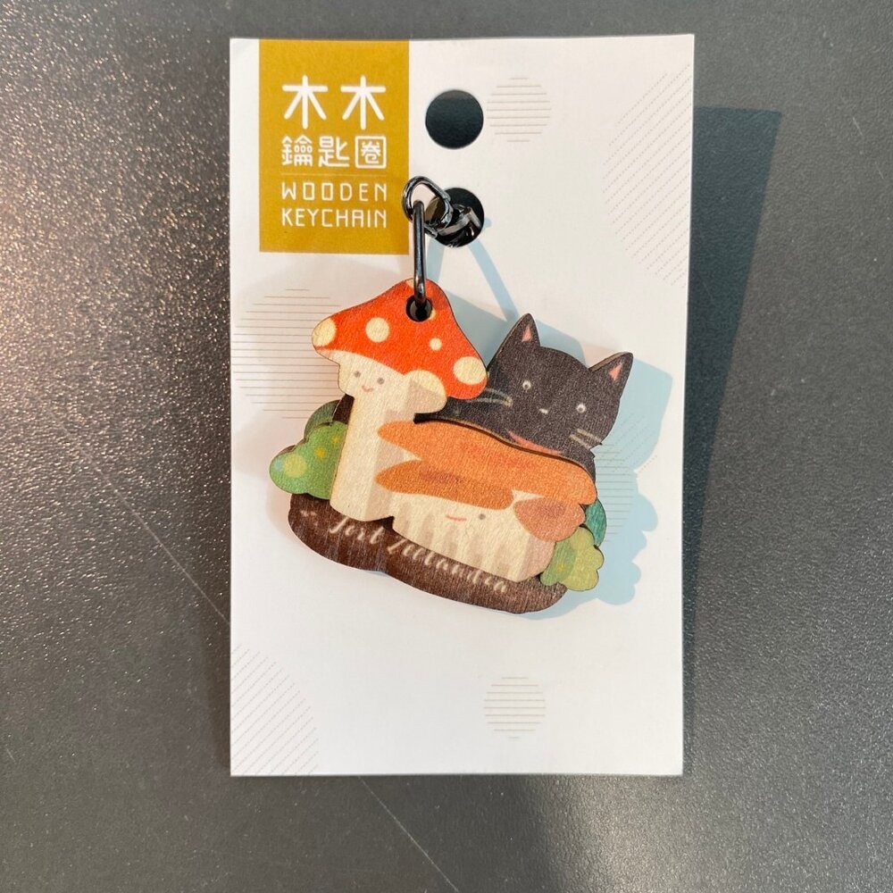 木木鑰匙圈 動物系列  海風號 山嵐號 小禮物 木質吊飾 木頭鑰匙圈 立體動物造型 新格子 TR台灣鐵道-規格圖4