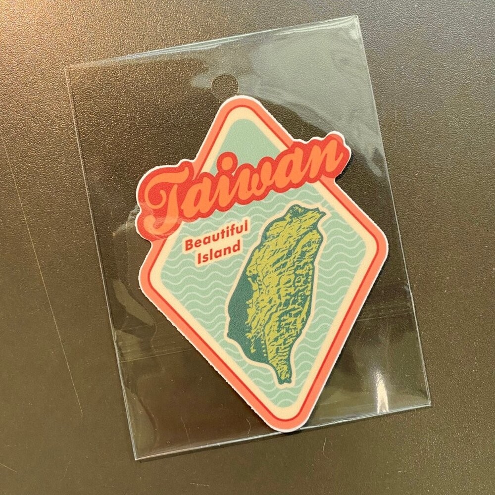 台灣好貼紙 行李箱貼紙 裝飾貼紙 造型貼紙 台灣圖案 天燈造型 PVC防水 紀念品 猴子設計 TR台灣鐵道-規格圖5
