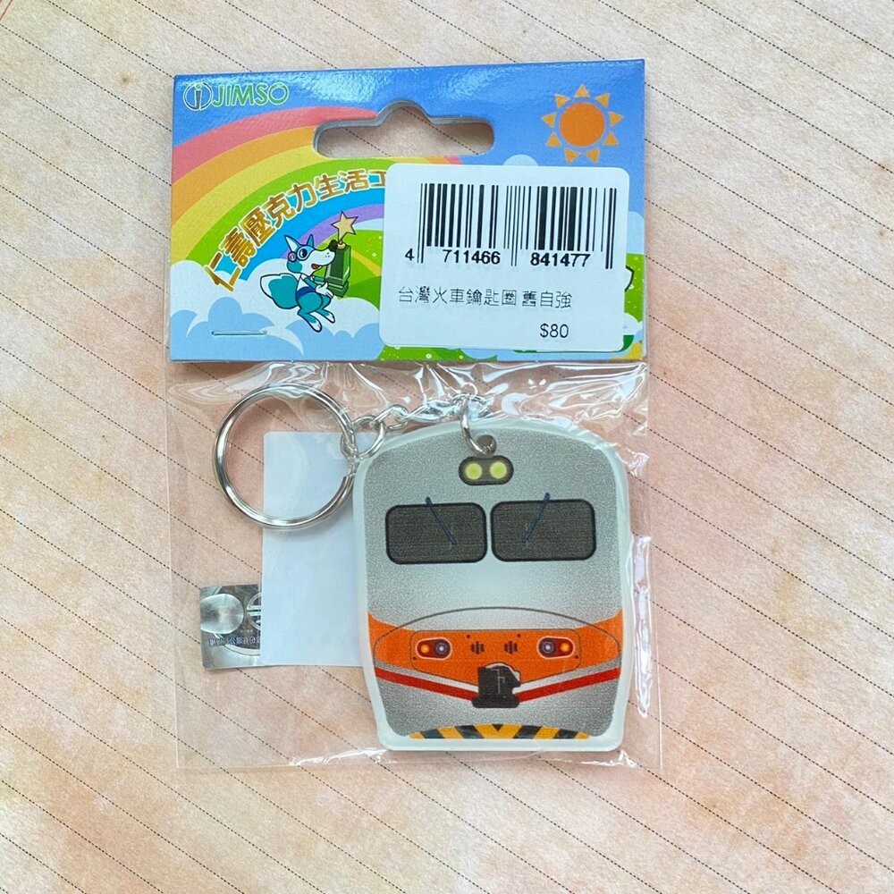 火車鑰匙圈 壓克力鑰匙圈 火車吊飾 普悠瑪 山嵐號 海風號 雙面噴繪吊飾 鐵道迷必備 JIMSO仁壽｜TR台灣鐵道-規格圖3
