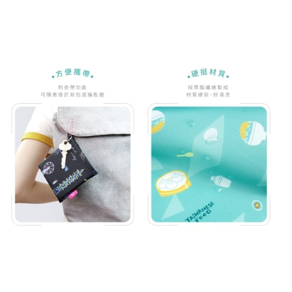 防水環保購物袋 輕巧好攜帶 MIT台灣製造 文創 珍奶 台北 台灣 小吃 旅行 九份 猴子設計 TR台灣鐵道-細節圖3