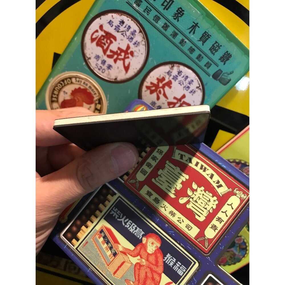 小吸鐵組 創意小吸鐵 木質磁鐵 木質冰箱貼 台灣紀念品 木子創意 TR台灣鐵道-細節圖5