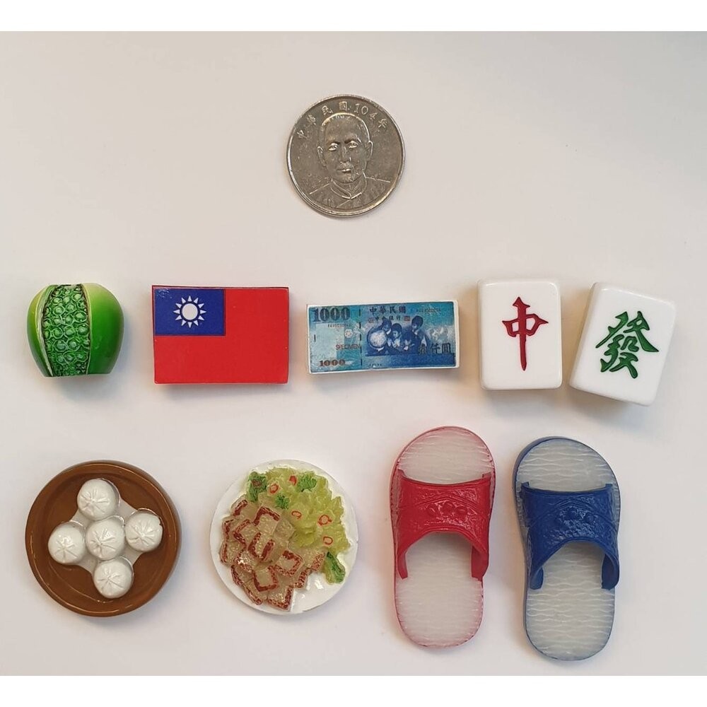 造型冰箱貼 小磁鐵 台灣經典系列 台灣紀念品 台啤 高粱 維士比 維大力 彈珠汽水 國旗 藍白拖 TR台灣鐵道-細節圖6