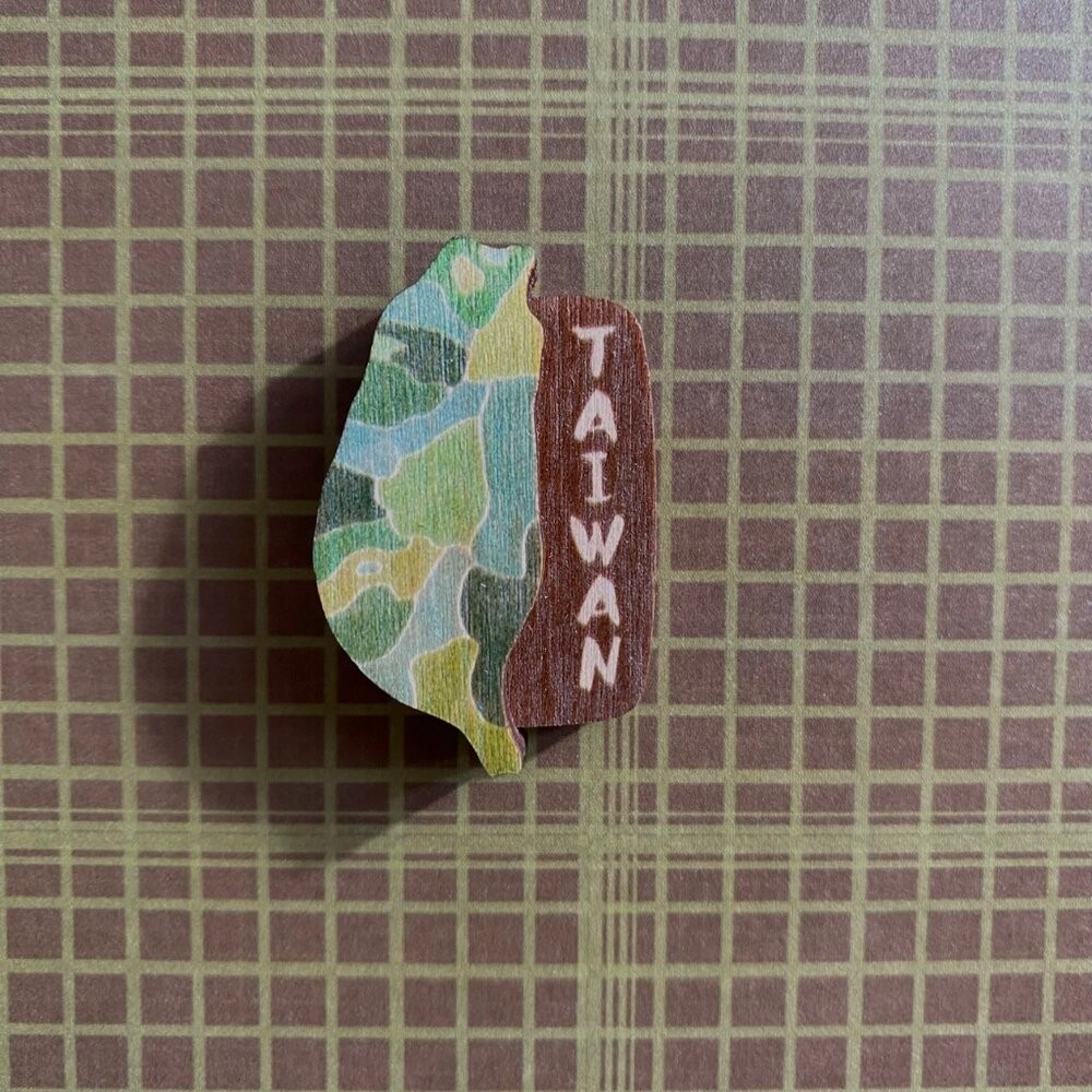 迷你木冰箱貼 台灣景點 懷舊小物 珍珠奶茶 天燈 小物磁鐵 插畫迷你磁鐵 台灣紀念品 新格子 TR台灣鐵道-規格圖6