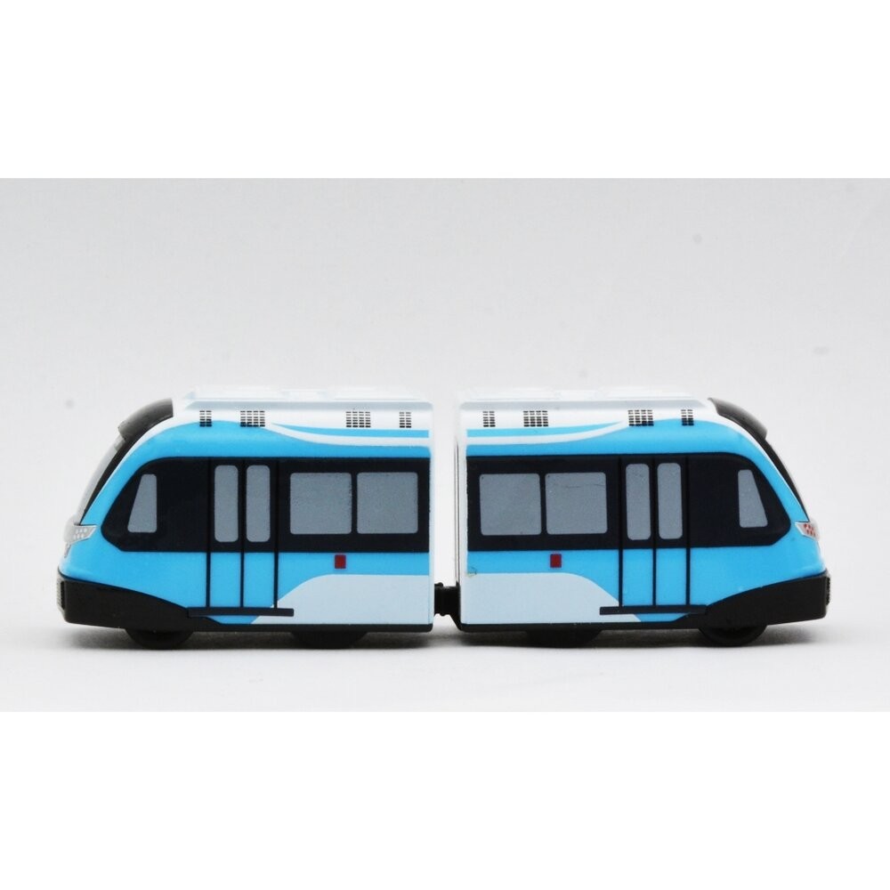 新北捷運 三鶯線 電聯車 鐵支路迴力小列車 迴力車玩具 紙盒裝 QV091T1 TR台灣鐵道-細節圖2