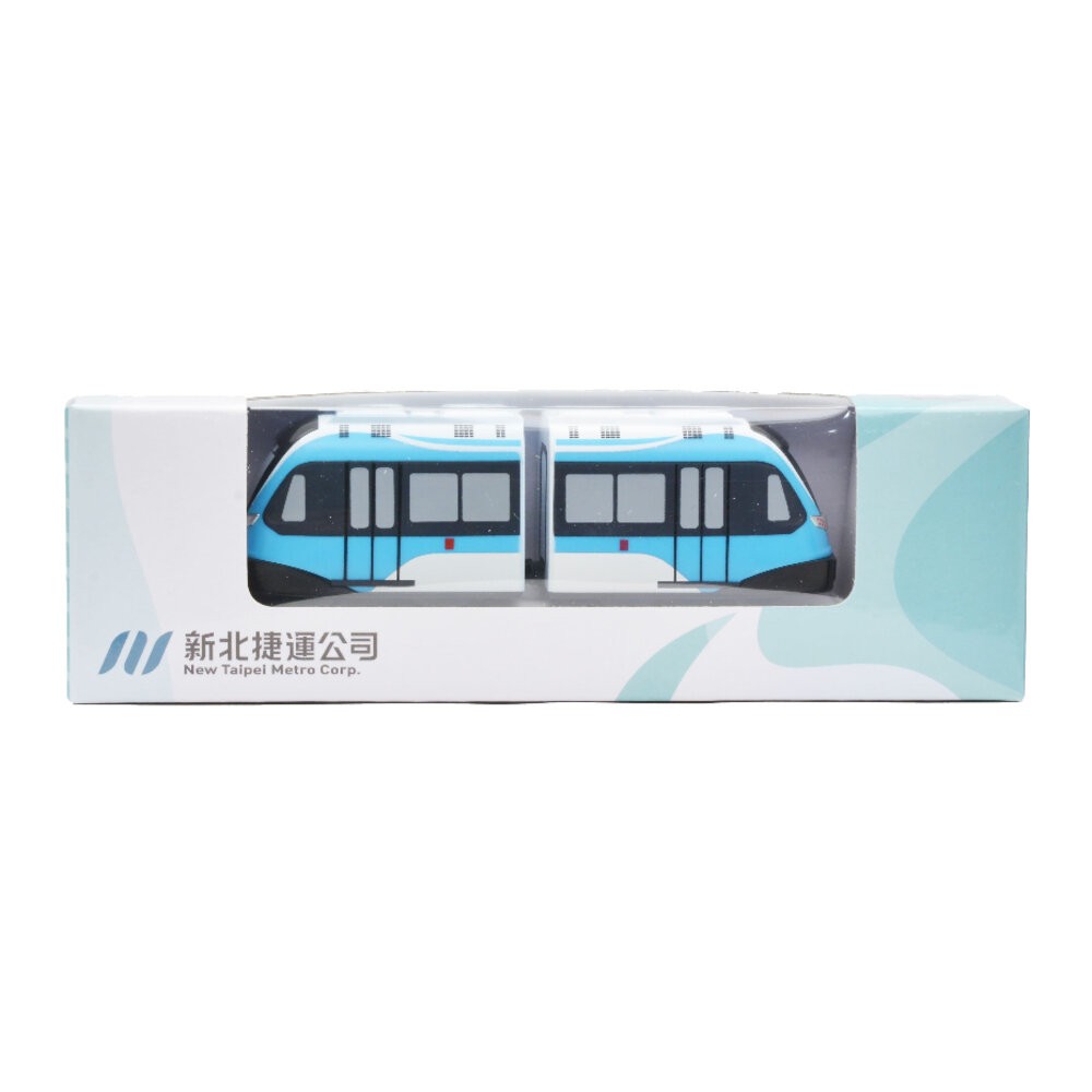 新北捷運 三鶯線 電聯車 鐵支路迴力小列車 迴力車玩具 紙盒裝 QV091T1 TR台灣鐵道-細節圖3