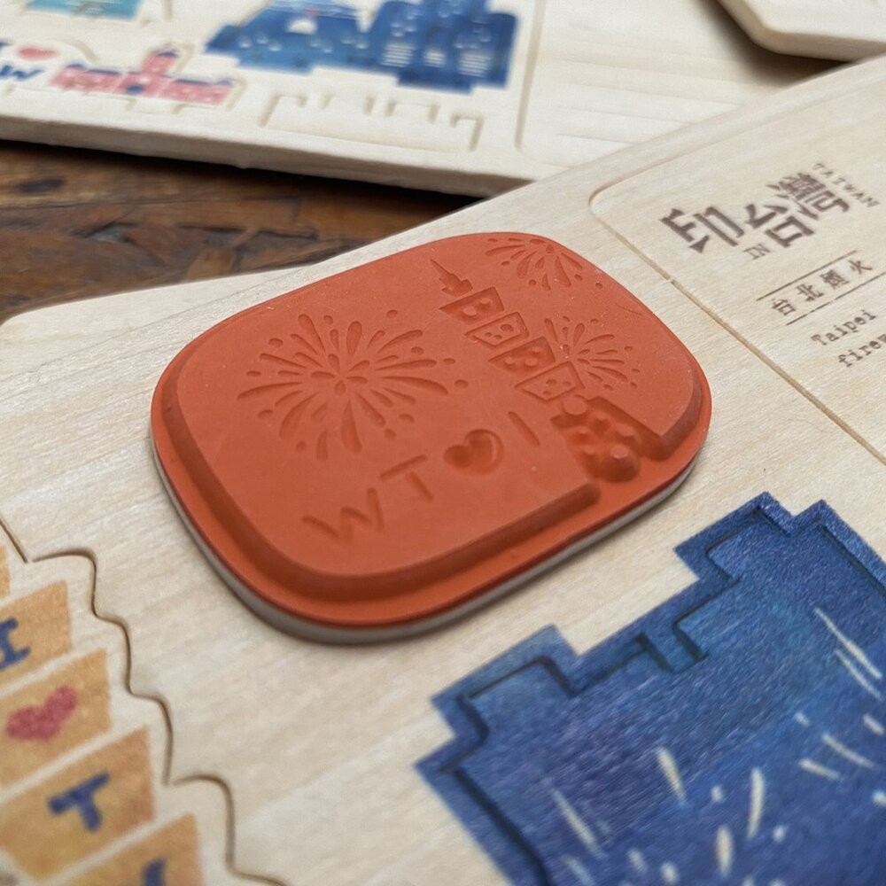 印章明信片 台灣禮品 療育小物 手帳印章 猴子設計 | TR台灣鐵道-細節圖2