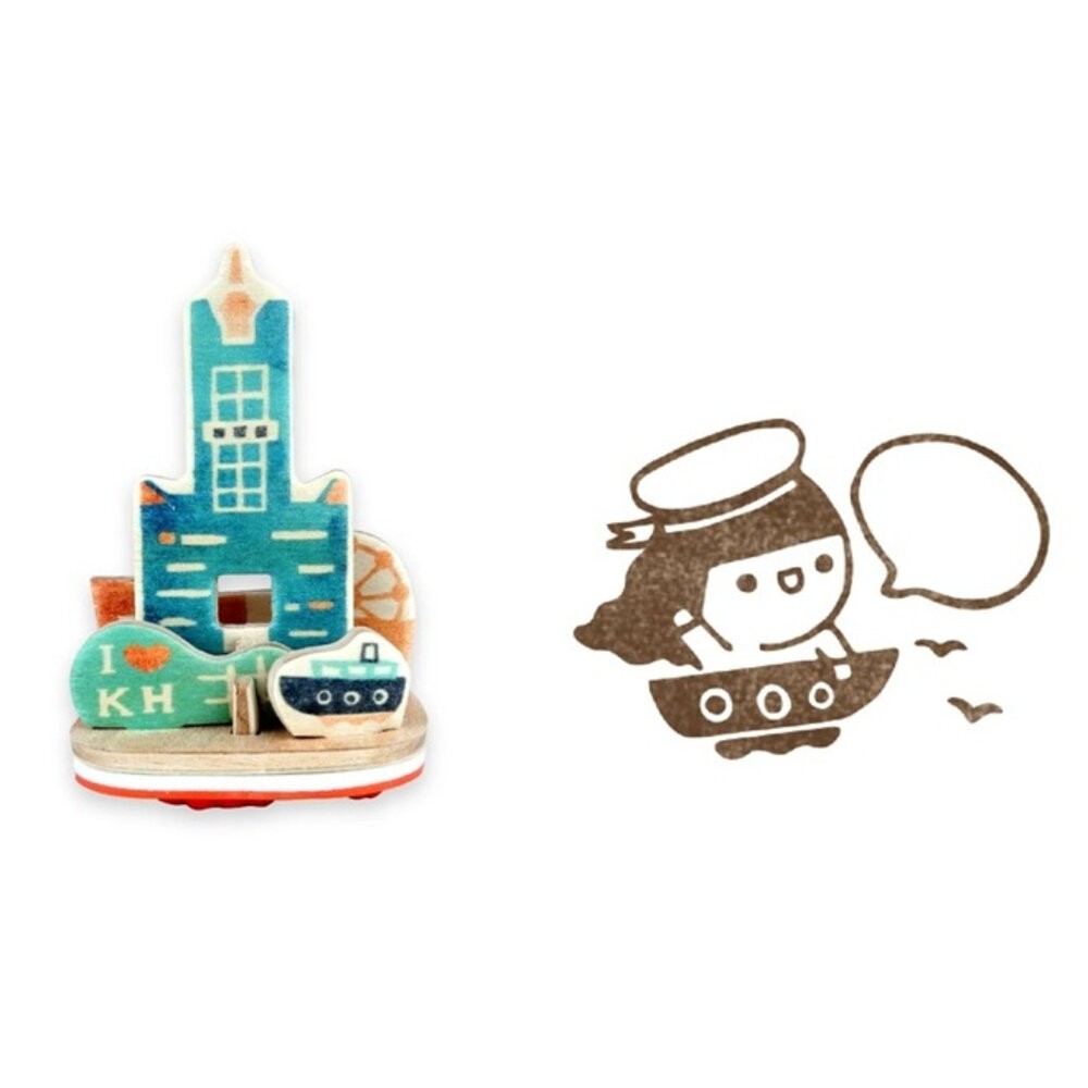 印章明信片 台灣禮品 療育小物 手帳印章 猴子設計 | TR台灣鐵道-規格圖5