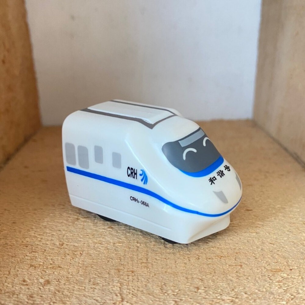 和諧號 CRH2 鐵支路迴力小火車 迴力車 火車玩具 壓克力盒裝 QV023 TR台灣鐵道-細節圖4