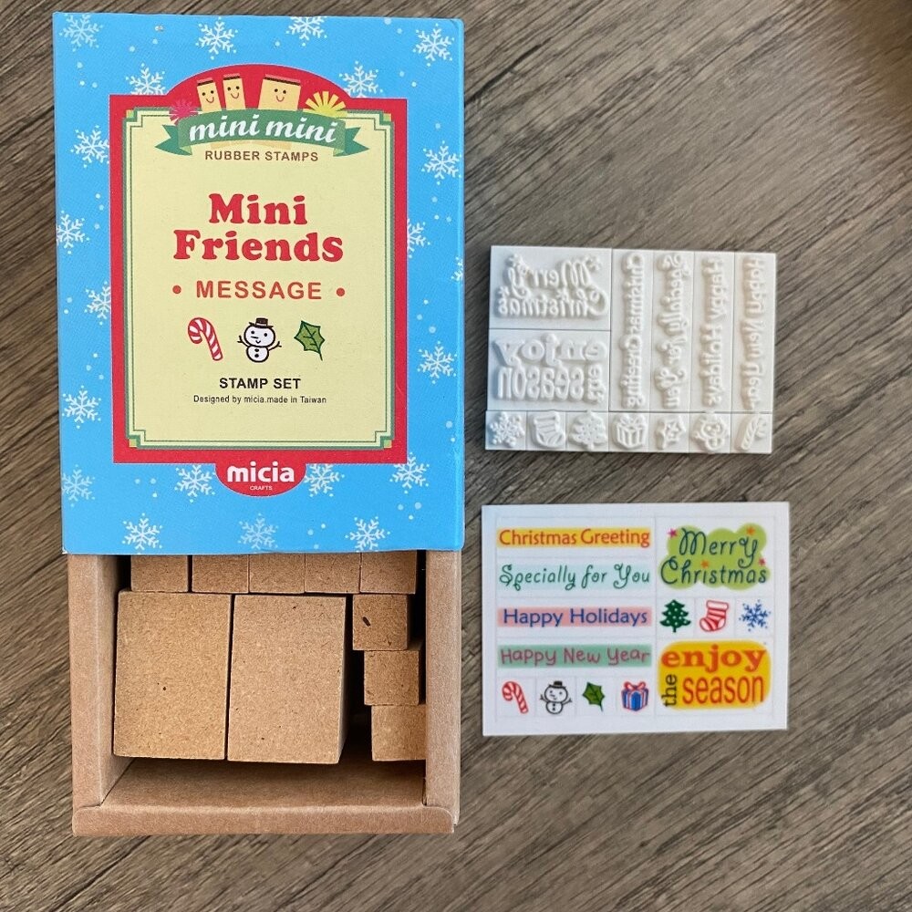 Micia 美日手藝館 美日印章 聖誕系列 楓木印章 散裝印章 門市福利品出清 橡皮保證未蓋印過 TR台灣鐵道-規格圖2