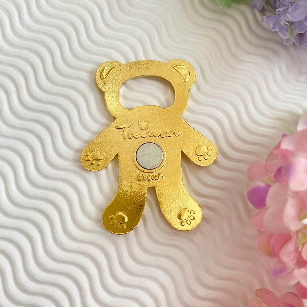 開瓶器 冰箱貼 小熊造型開瓶器冰箱貼 可愛造型 台灣紀念品 新格子 TR台灣鐵道-細節圖2