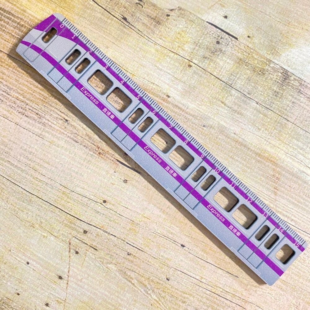 台鐵火車木尺 火車造型木尺 15cm列車造型木尺 台鐵正版授權 新格子  TR台灣鐵道-規格圖5