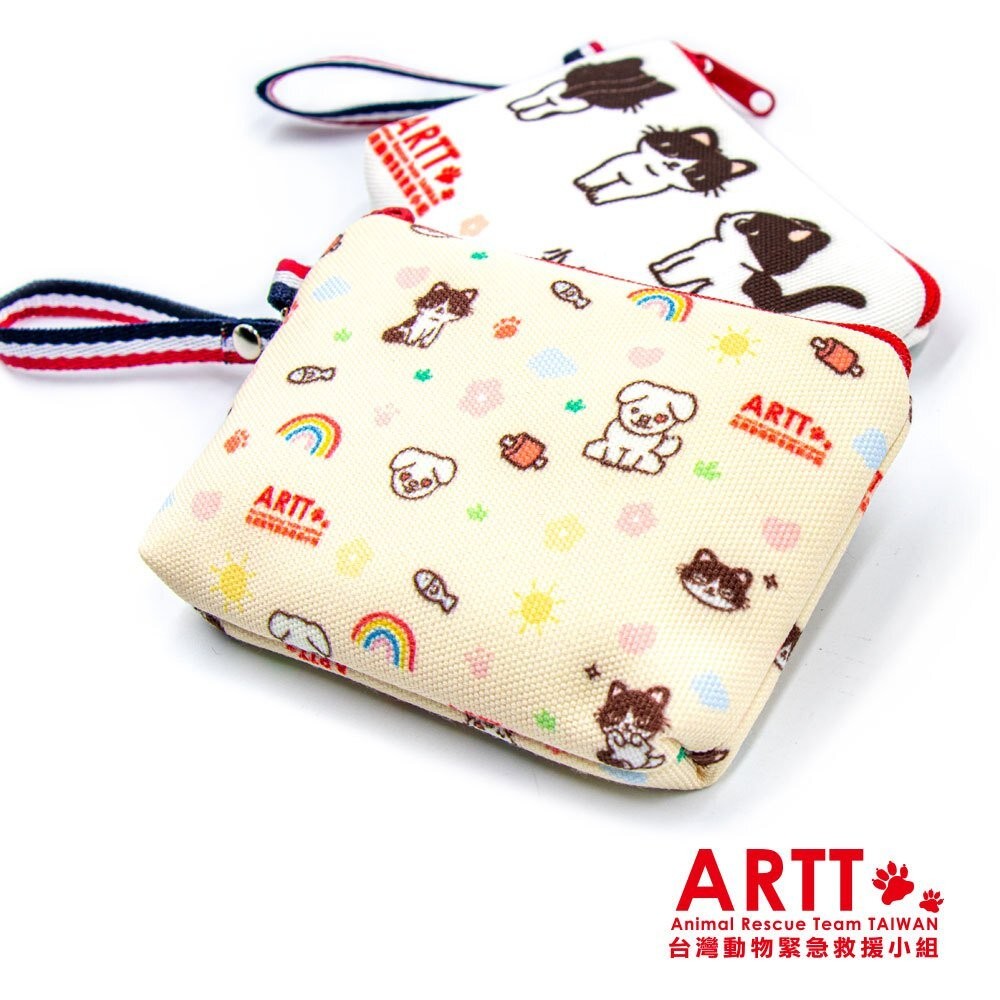 ARTT Emma小牛 帆布零錢包 MIT台灣製造 ARTT台灣動物緊急救援小組官方授權商店 TR台灣鐵道-細節圖2