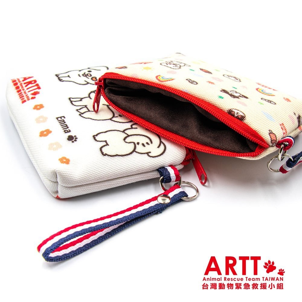 ARTT Emma小牛 帆布零錢包 MIT台灣製造 ARTT台灣動物緊急救援小組官方授權商店 TR台灣鐵道-細節圖3